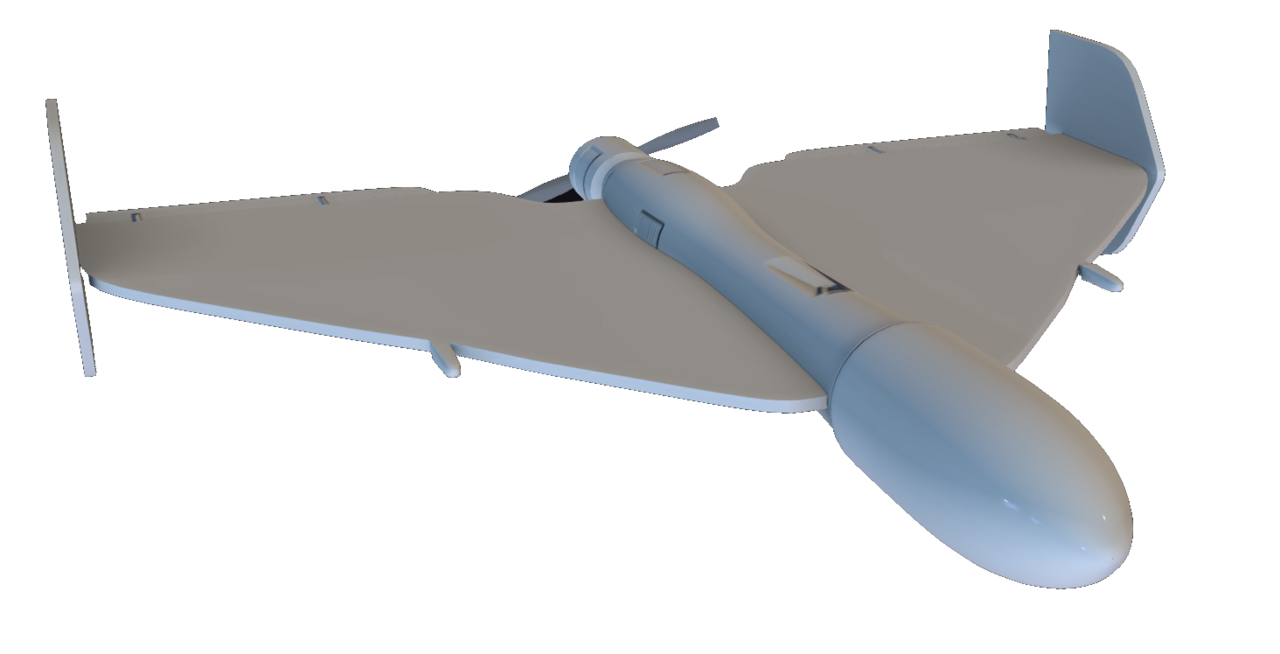 Shahed-136 drone rendering