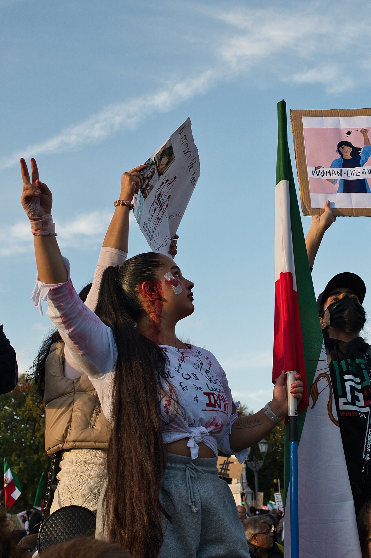 Woman Life Freedom Berlin protest