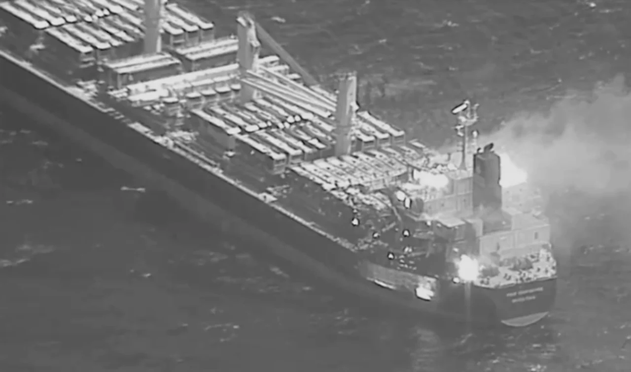 Aftermath of Houthi attack on MV True Confidence