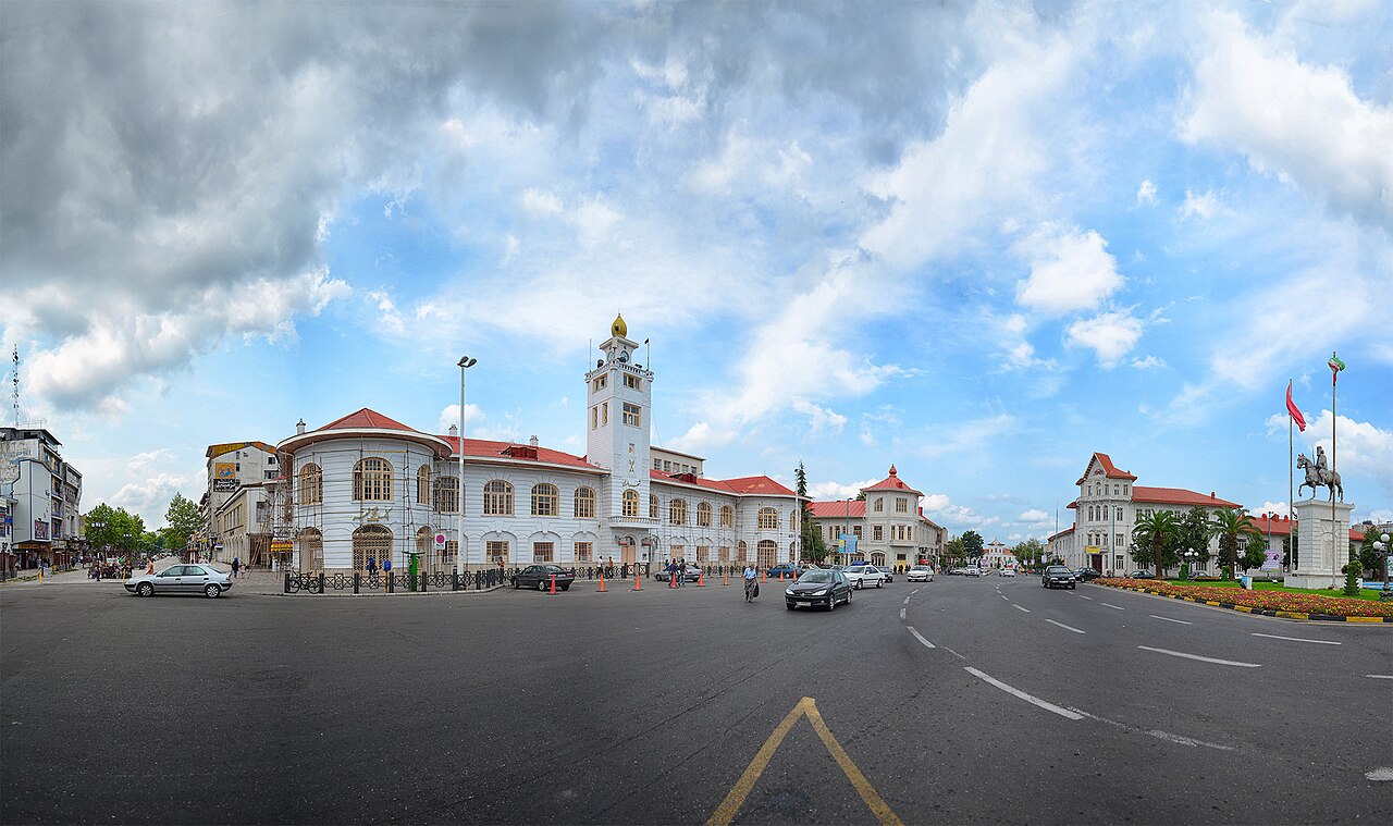Panorama of Rasht municipality