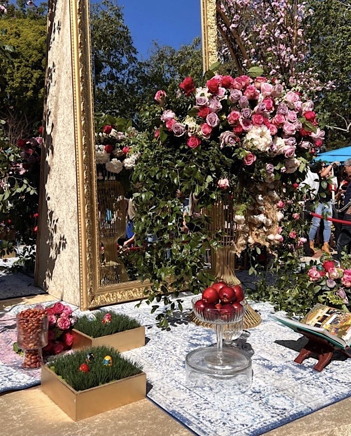 Nowruz haft-sin in Los Angeles