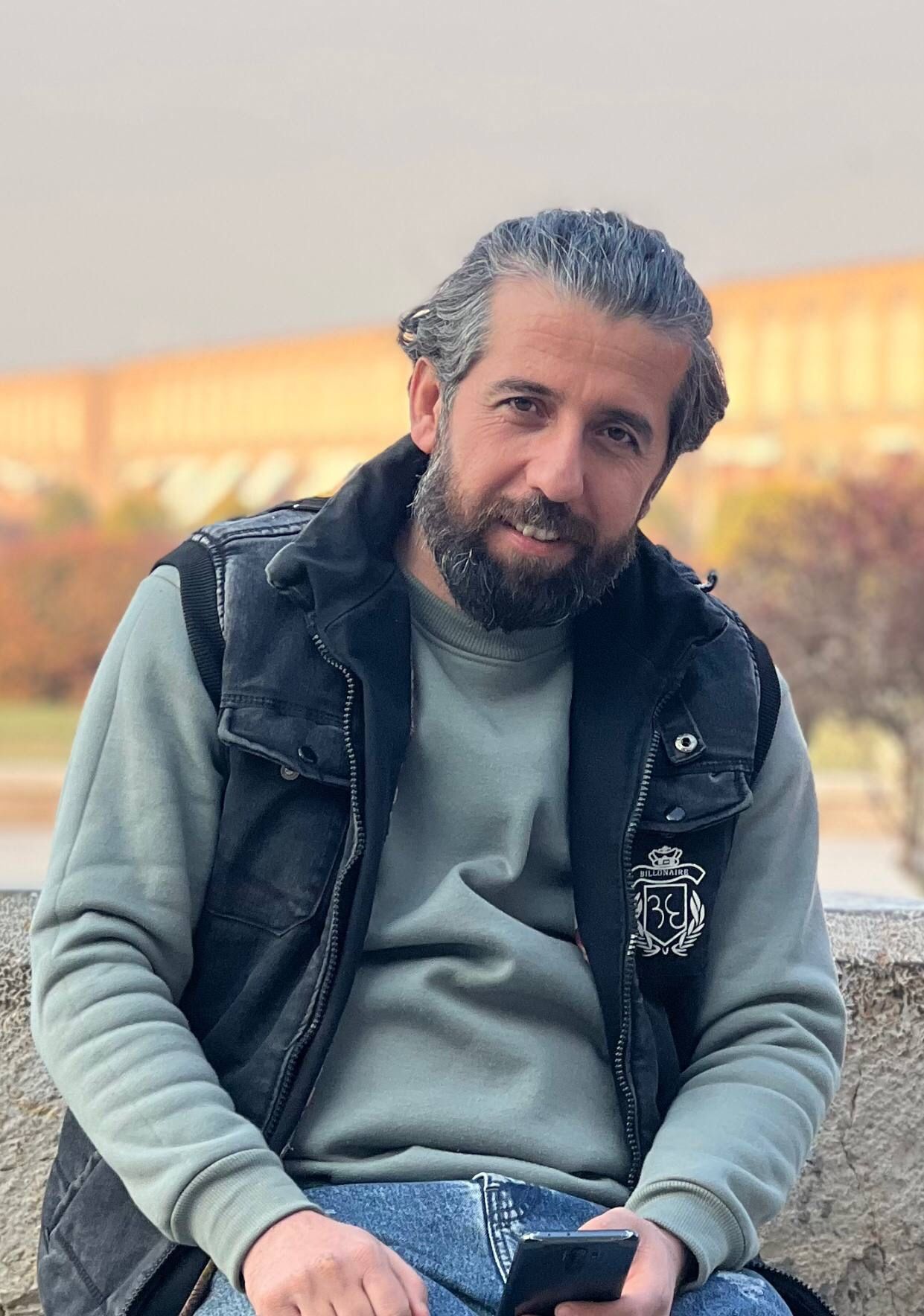 Portret Rezy Bahmaniego Alijanvanda, lat 34, zabitego w Shahin-Shahr.