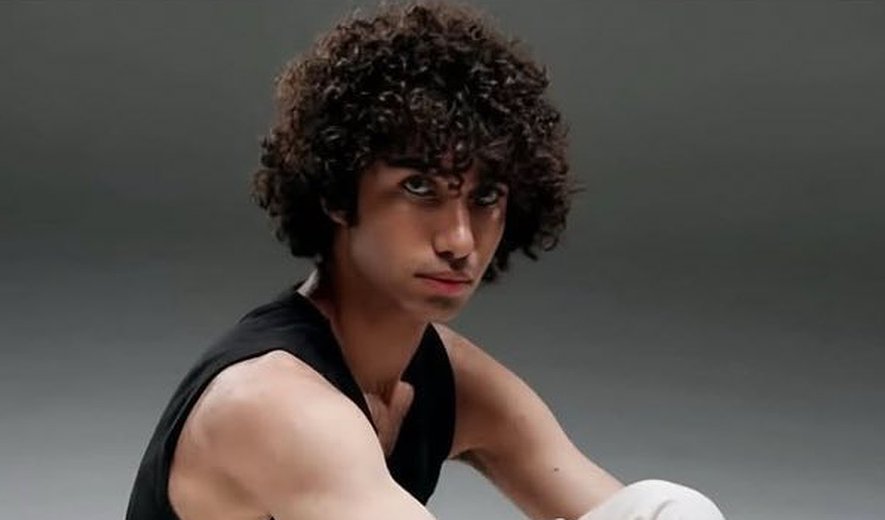 Portrait of Amirhossein Hatami, an 18-year-old hanged in April 2026.