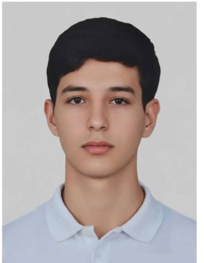 Portrait of Abbas Deljooei, aged 21, from Ahvaz, killed on February 16, 2026.