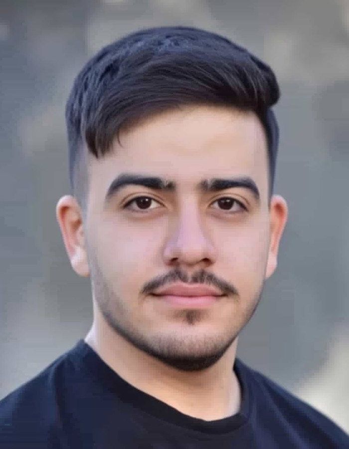 Portrait of Abolfazl Rajaei, aged 18, from Isfahan, killed on January 8, 2026.