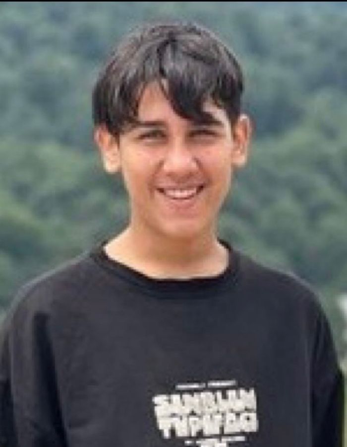 Portrait of Ala Ghashghaei, aged 15, from Varamin, killed on January 9, 2026.
