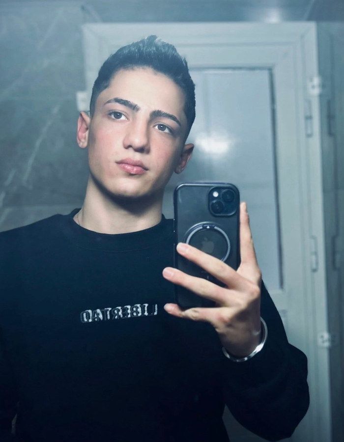 Portrait of Ali Mehri, aged 16, from Isfahan, killed on January 8, 2026.
