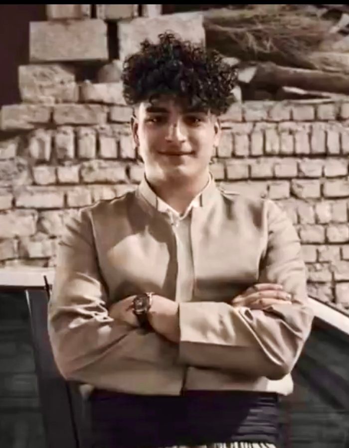 Portrait of Ali Mohammadi, aged 19, from Qarchak, killed on January 8, 2026.