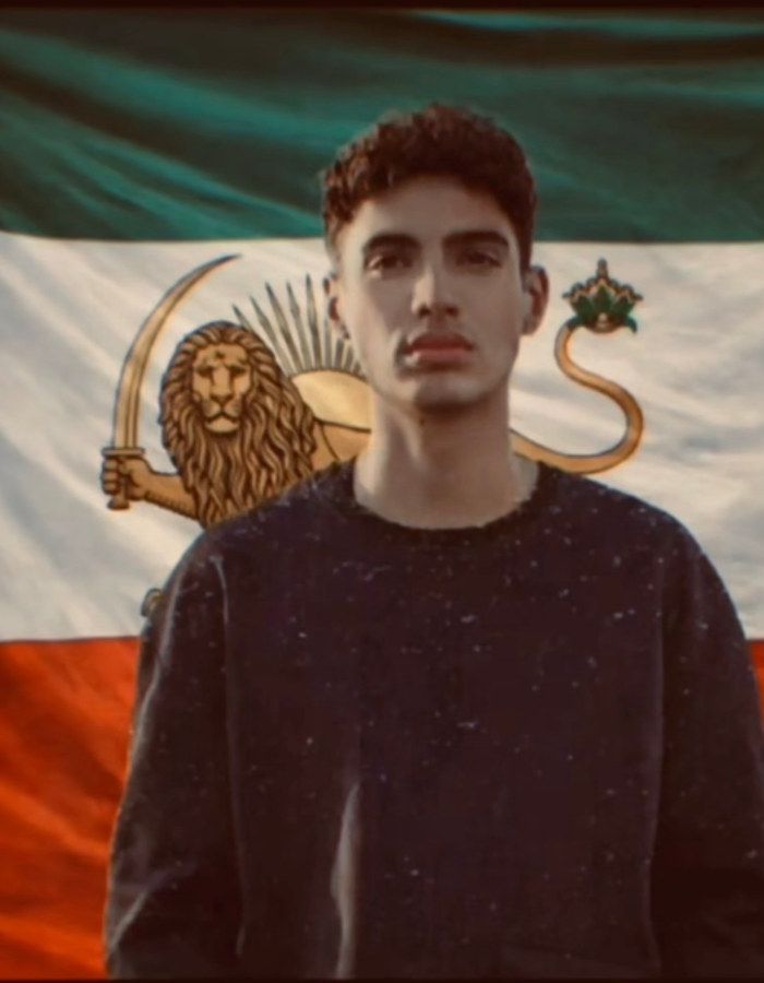 Portrait of Ali Nouri, aged 17, from Arak, killed on January 8, 2026.