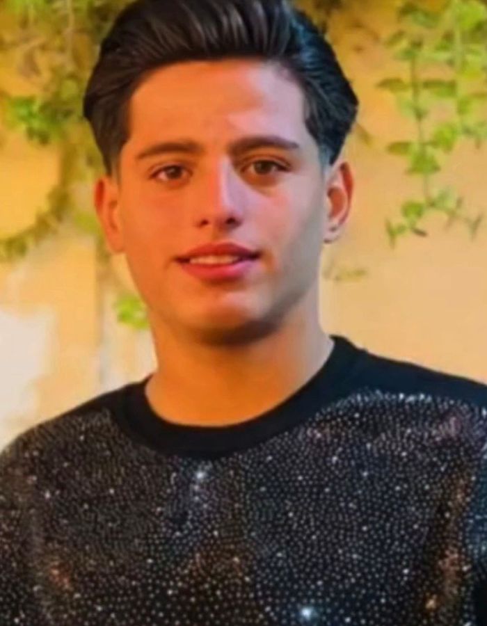 Portrait of Aliakbar Aghaei, aged 17, from Shahriar, killed on January 9, 2026.