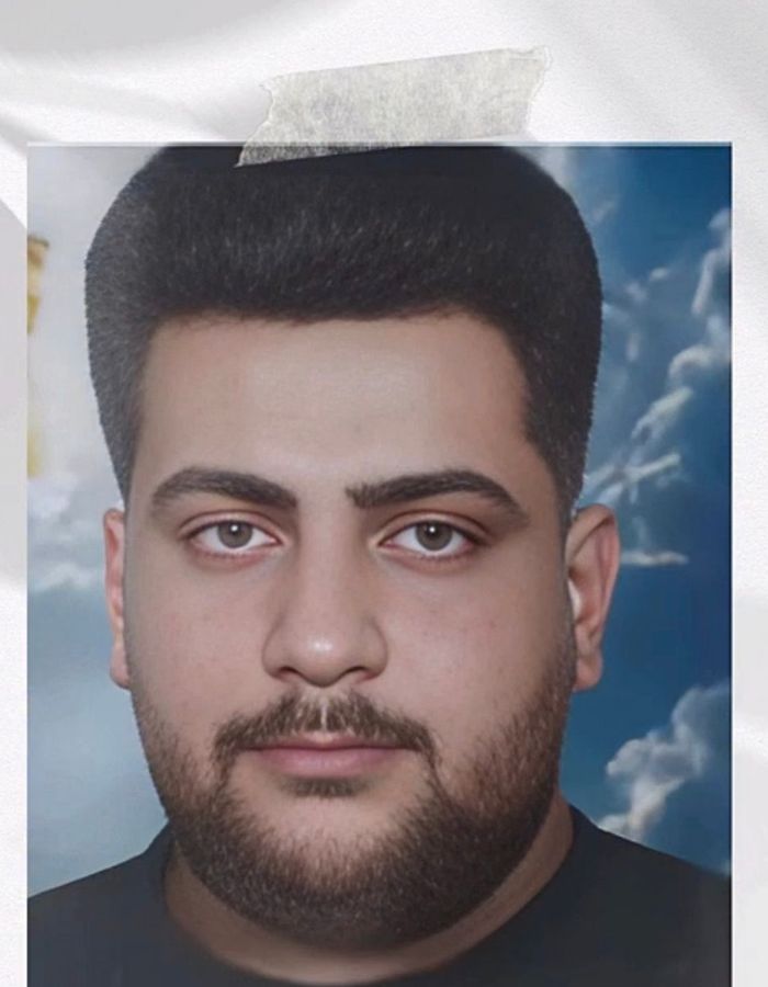 Portrait of Alireza Pahlevani, aged 21, from Isfahan, killed on January 9, 2026.