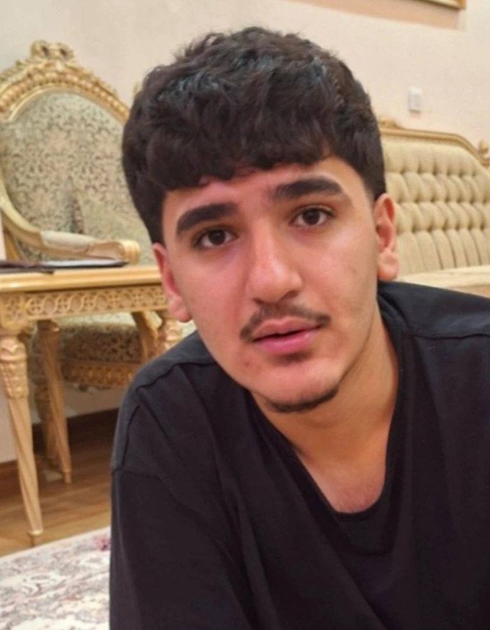 Portrait of Alireza Seidi, aged 16, from Tehran, killed on January 8, 2026.