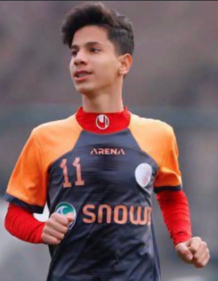 Portrait of Amir Yekta Yeganeh, aged 16, from Varamin, killed on January 9, 2026.