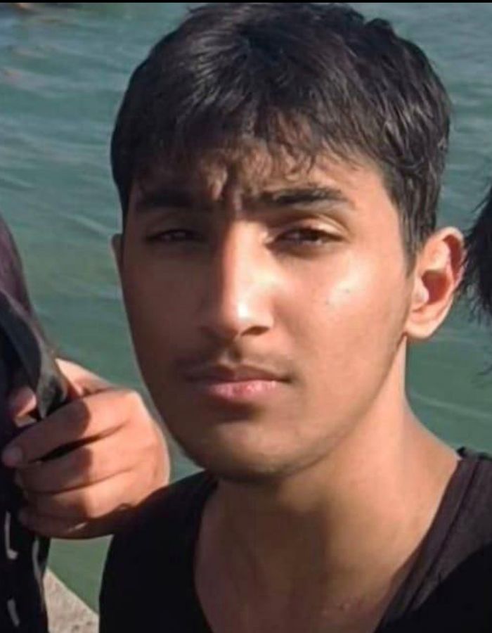 Portrait of Amirali Yahyaei, aged 17, from Andimeshk, killed on January 9, 2026.
