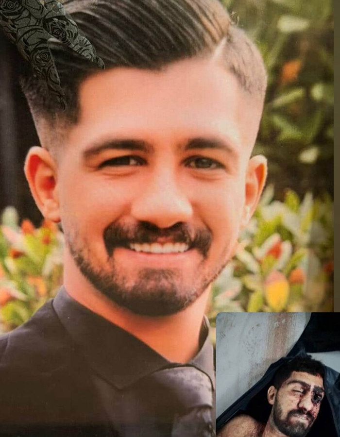 Portrait of Amirhossein Alvand, aged 21, from Tehran, killed on January 8, 2026.