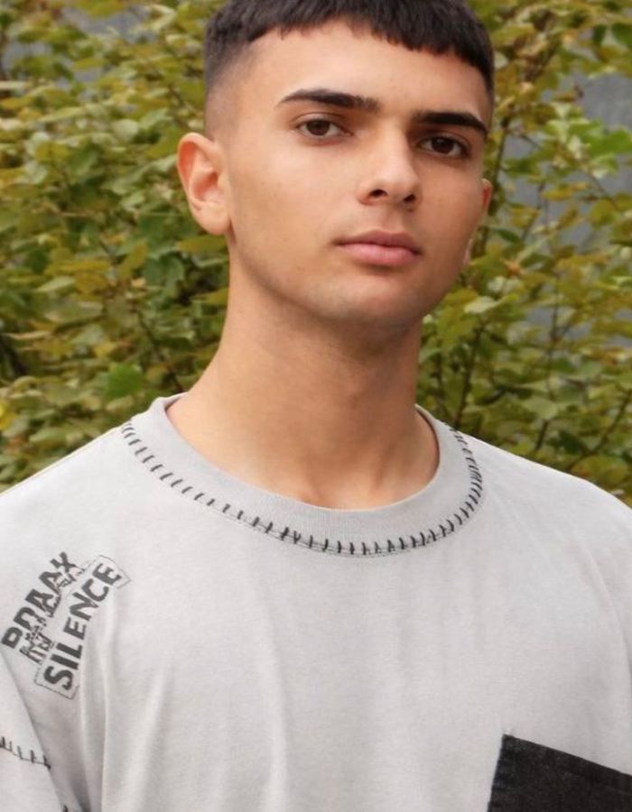 Portrait of Amirhossein Kermani, aged 19, from Isfahan, killed on January 9, 2026.