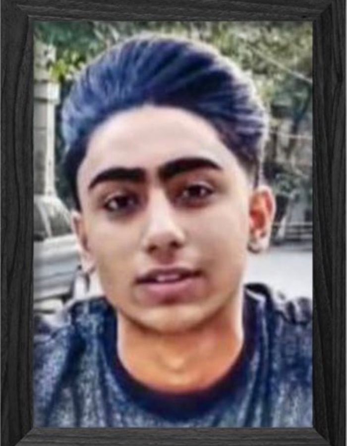 Portrait of Amirhossein Nosrati, aged 16, from Isfahan, killed on January 9, 2026.