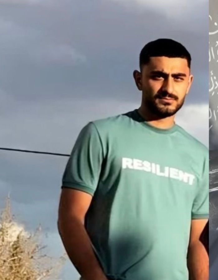 Portrait of Amirhossein Shadabi, aged 20, from Semnan, killed on January 9, 2026.