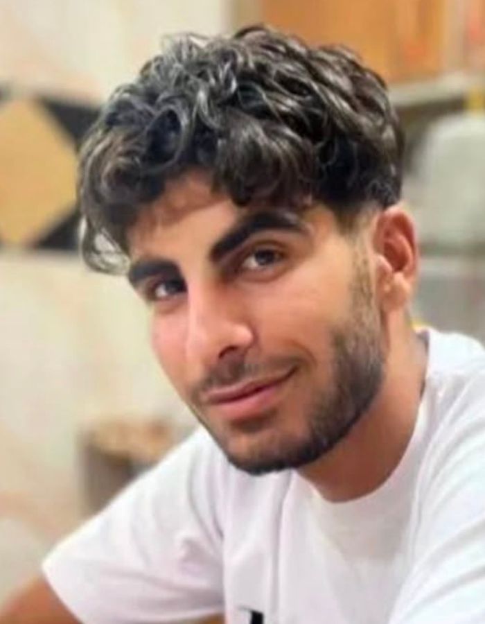 Portrait of AmirHossein Shahpouri, aged 18, from Izeh, killed on January 8, 2026.