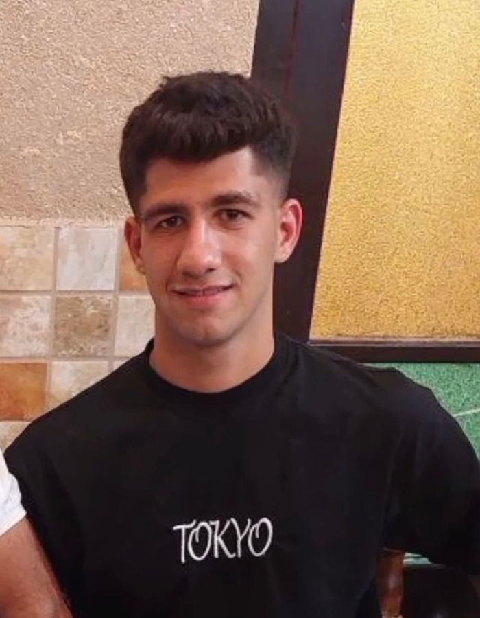 Portrait of Amirhossein Vand Alvand, aged 21, from Islamshahr, killed on January 9, 2026.