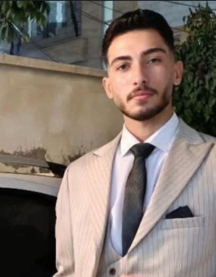 Portrait of Amirhossein Voghri, aged 20, from Karaj, killed on January 8, 2026.