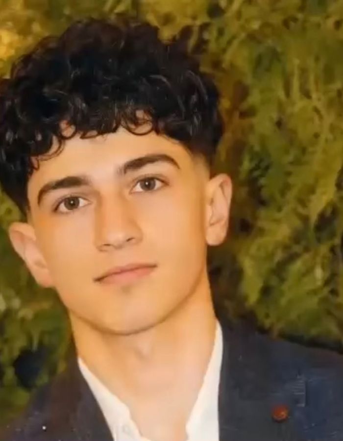 Portrait of Amirmehdi Salagi, aged 20, from Karaj, killed on January 8, 2026.