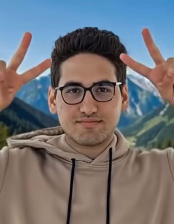 Portrait of Arian Karimian, aged 21, from Mashhad, killed on January 8, 2026.