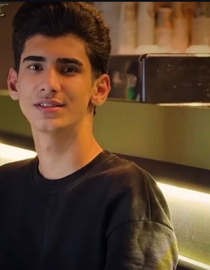 Portrait of Arian Nabati, aged 18, from Mashhad, killed on February 19, 2026.