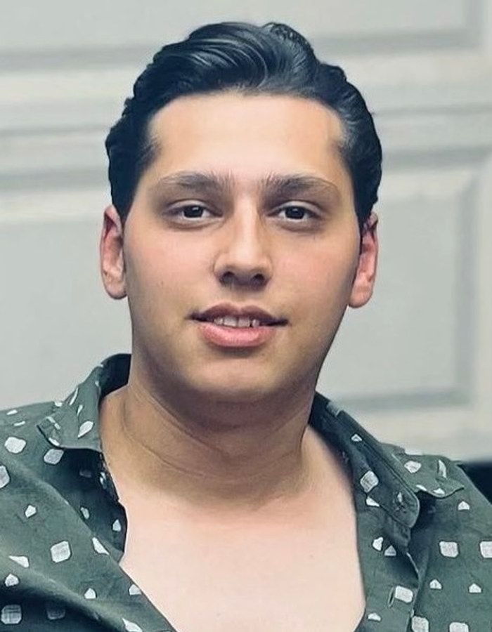 Portrait of Arshia Keykhaei, aged 18, from Karaj, killed on January 9, 2026.