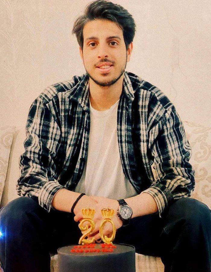 Portrait of Hamidreza Hemmati, aged 20, from Isfahan, killed on January 12, 2026.