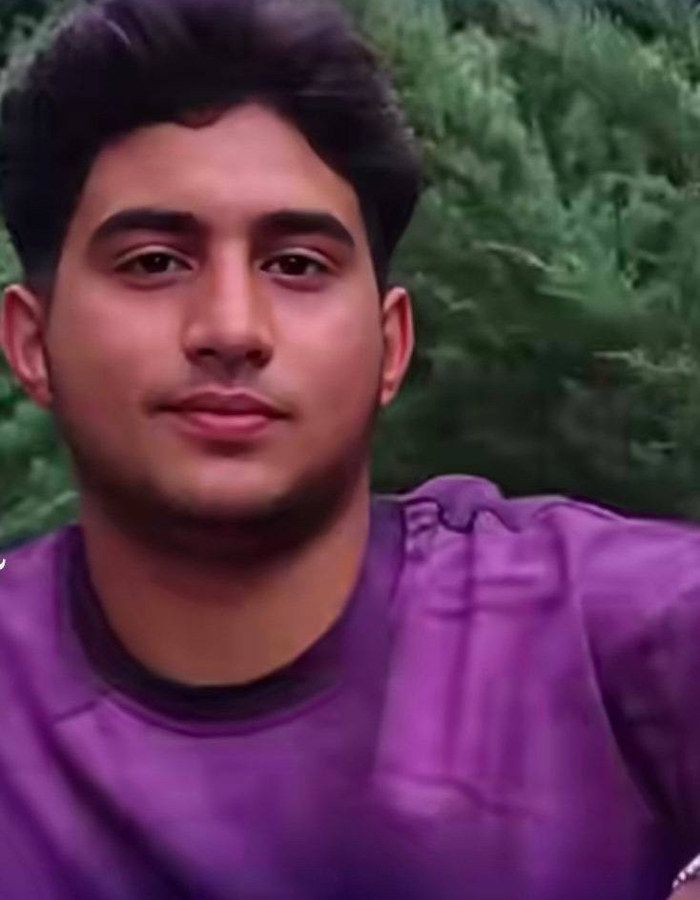 Portrait of Hamzeh Zeinali, aged 22, from Qazvin, killed on January 9, 2026.