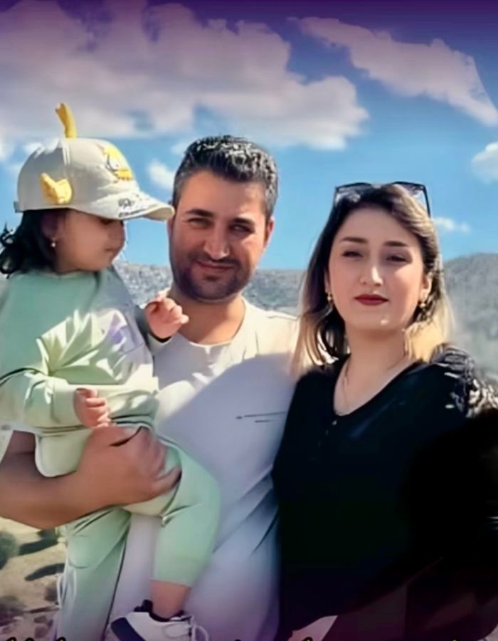 Portrait of Hana, aged 2, from Lorestan, killed on January 9, 2026.