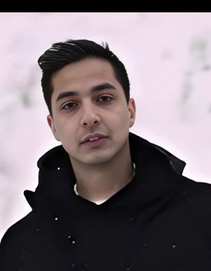 Portrait of Hesam Tabasi, aged 20, from Tehran, killed on January 8, 2026.