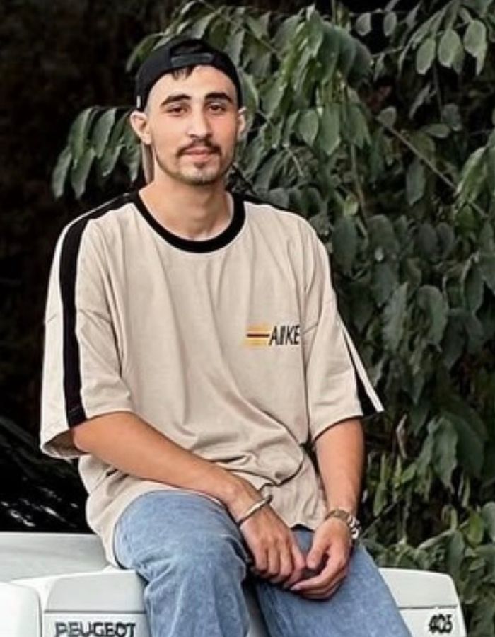 Portrait of Ilya abbasi, aged 21, from Amol, killed on January 9, 2026.