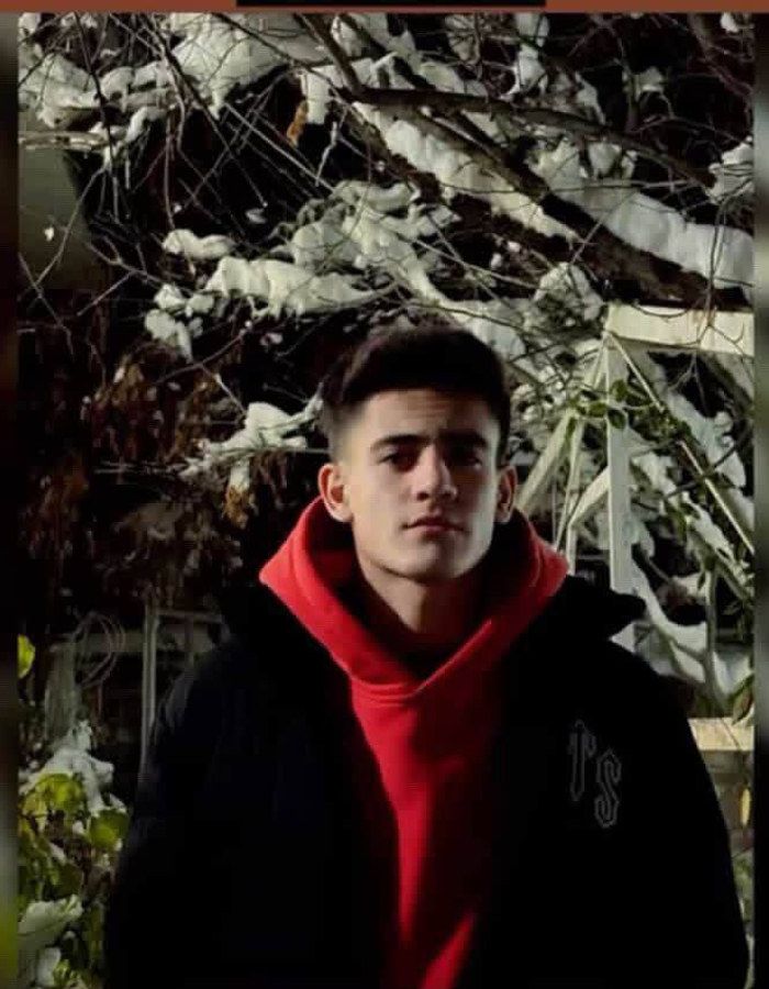 Portrait of Kamran Aluzadeh, aged 18, from Mashhad, killed on January 8, 2026.