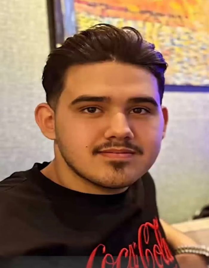 Portrait of Mahan Sadeghi, aged 20, from Tehran, killed on January 8, 2026.