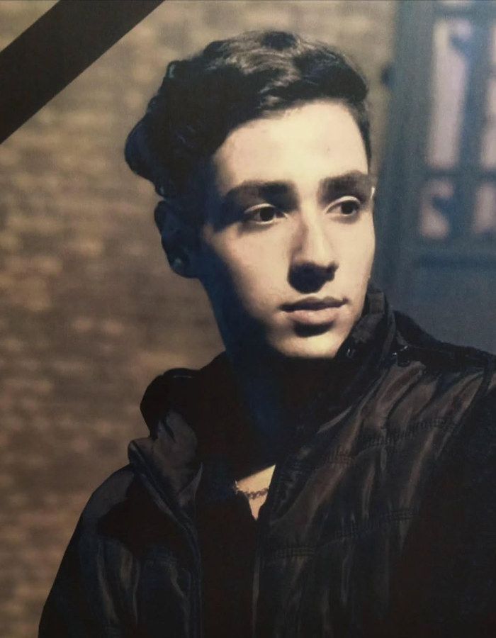 Portrait of Mehdi Heydar Arabi, aged 19, from Tehran, killed on January 8, 2026.