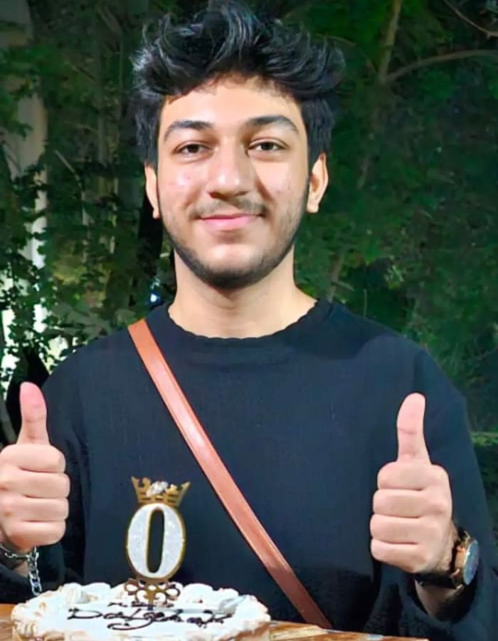 Portrait of Mehrab Golestani, aged 17, from Isfahan, killed on January 9, 2026.