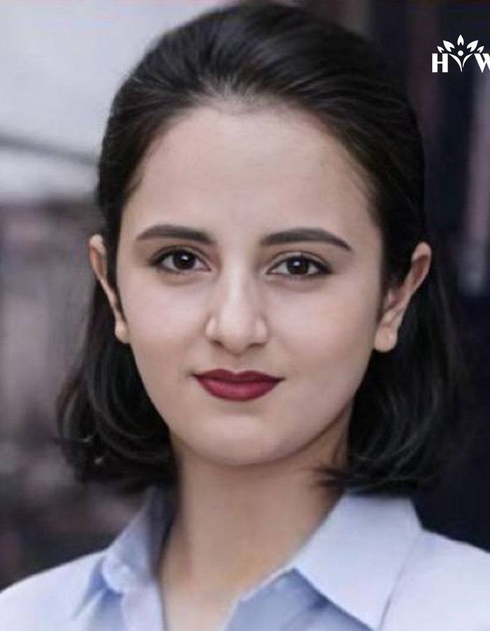Portrait of Melika Shahmoradi, aged 16, from Kerende Gharb, killed on January 8, 2026.