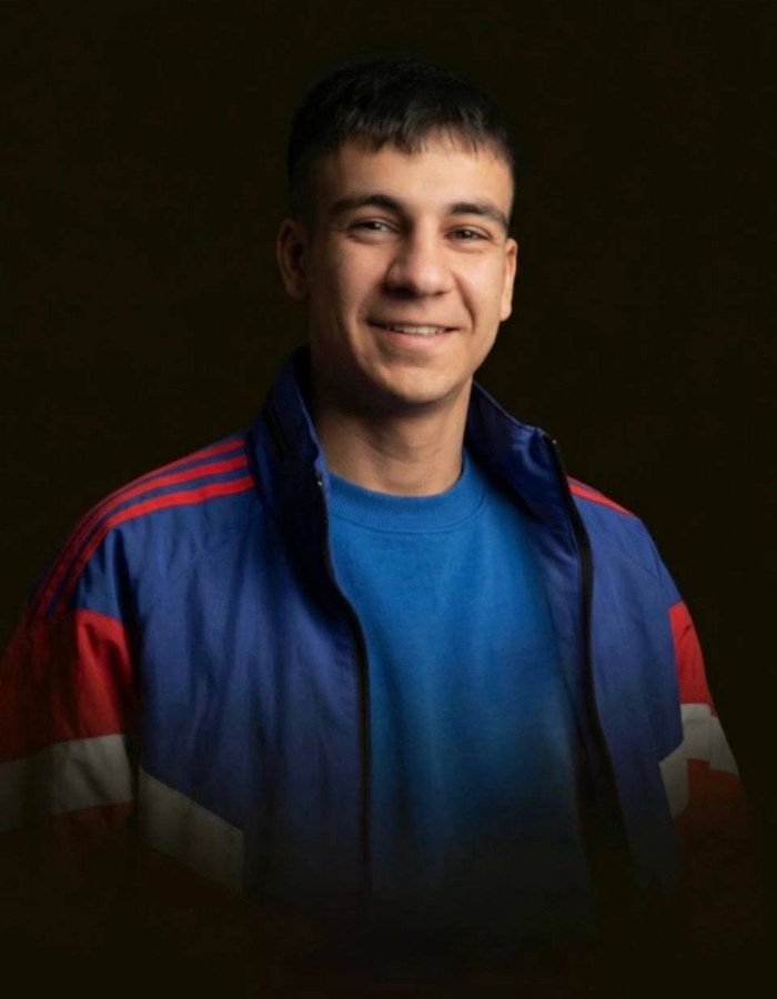 Portrait of Meysam Asadi, aged 19, from Karaj, killed on January 9, 2026.