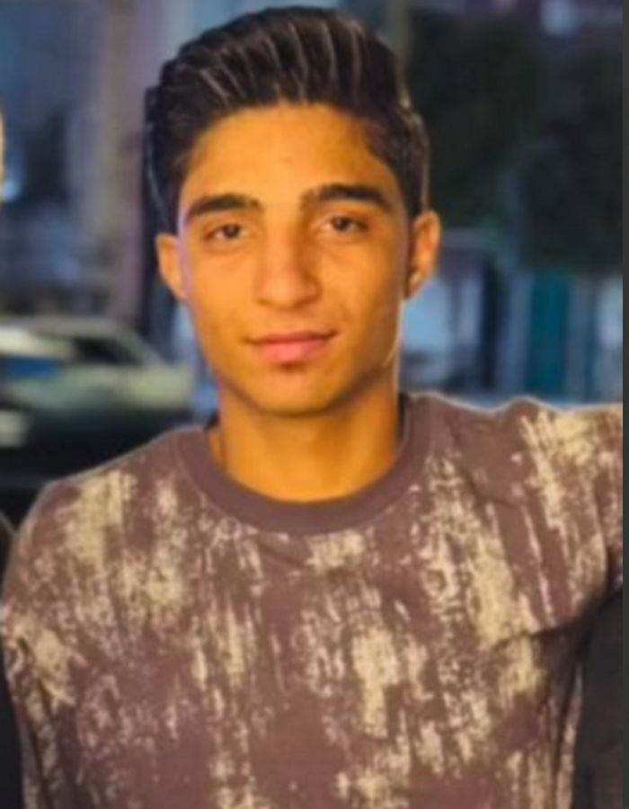 Portrait of Mohammad-Amin Khatam, aged 20, from Bandar Abbas, killed on January 9, 2026.