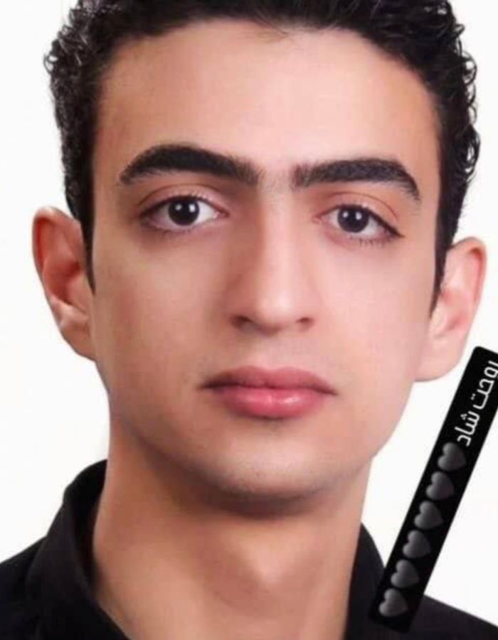 Portrait of Mohammad Masoumi, aged 17, from Isfahan, killed on January 8, 2026.