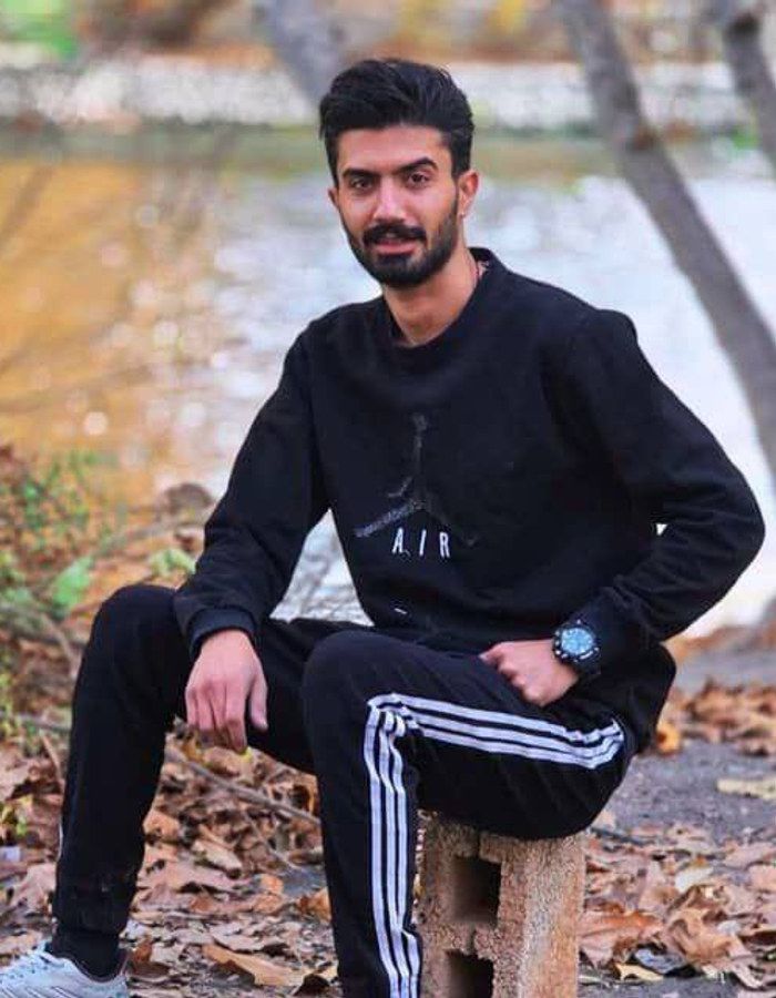 Portrait of Mohammadamin Ghobadi, aged 20, from Isfahan, killed on January 8, 2026.