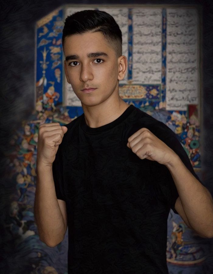 Portrait of Mohammadhossein parnon, aged 16, from Lorestan, killed on January 8, 2026.