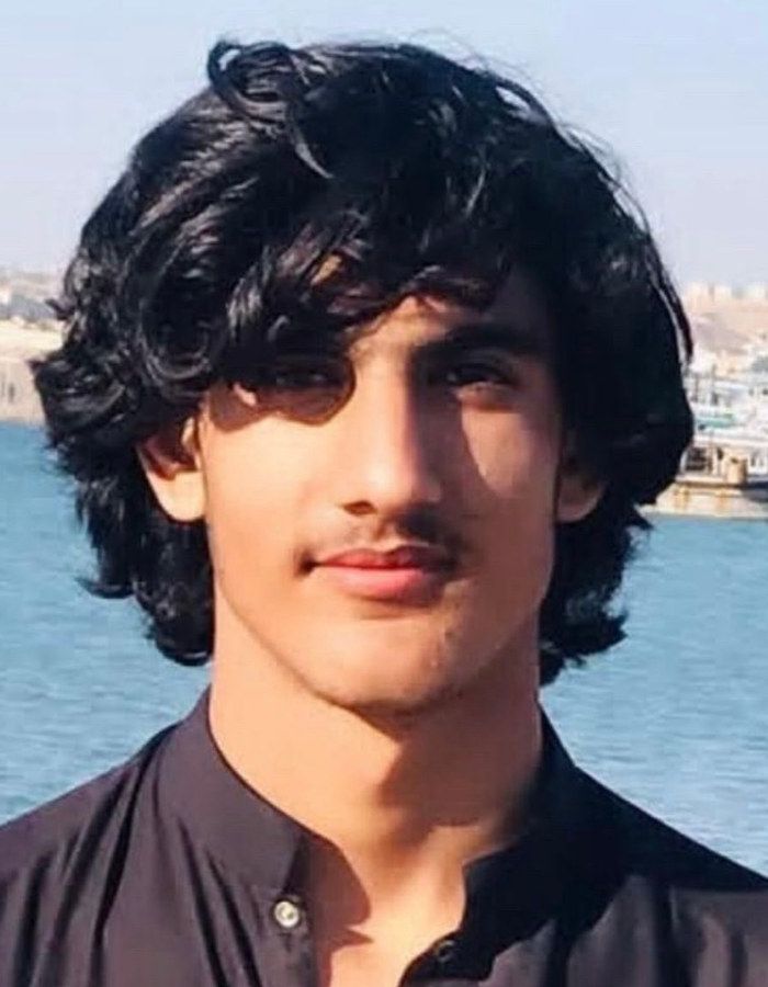 Portrait of Mohsen Arbabi, aged 20, from Karaj, killed on January 8, 2026.