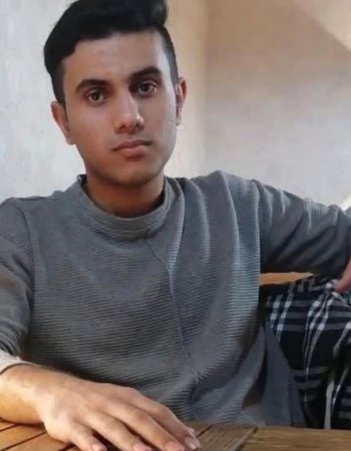 Portrait of Mostafa Sarafraz Ardakani, aged 21, from Yazd, killed on January 9, 2026.