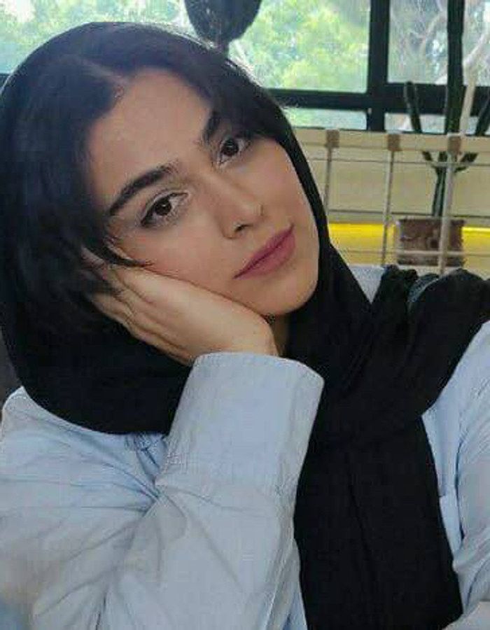 Portrait of Nastaran Abdollahi, aged 22, from Karaj, killed on January 9, 2026.