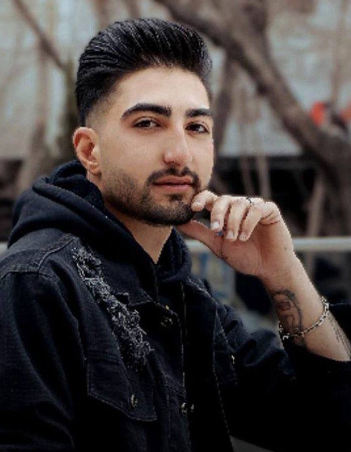 Portrait of Omid Hassanpour, aged 21, from Isfahan, killed on January 10, 2026.