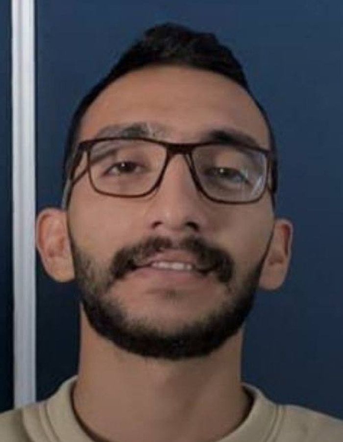 Portrait of Pouria Bagheri, aged 22, from Shahriar, killed on January 9, 2026.