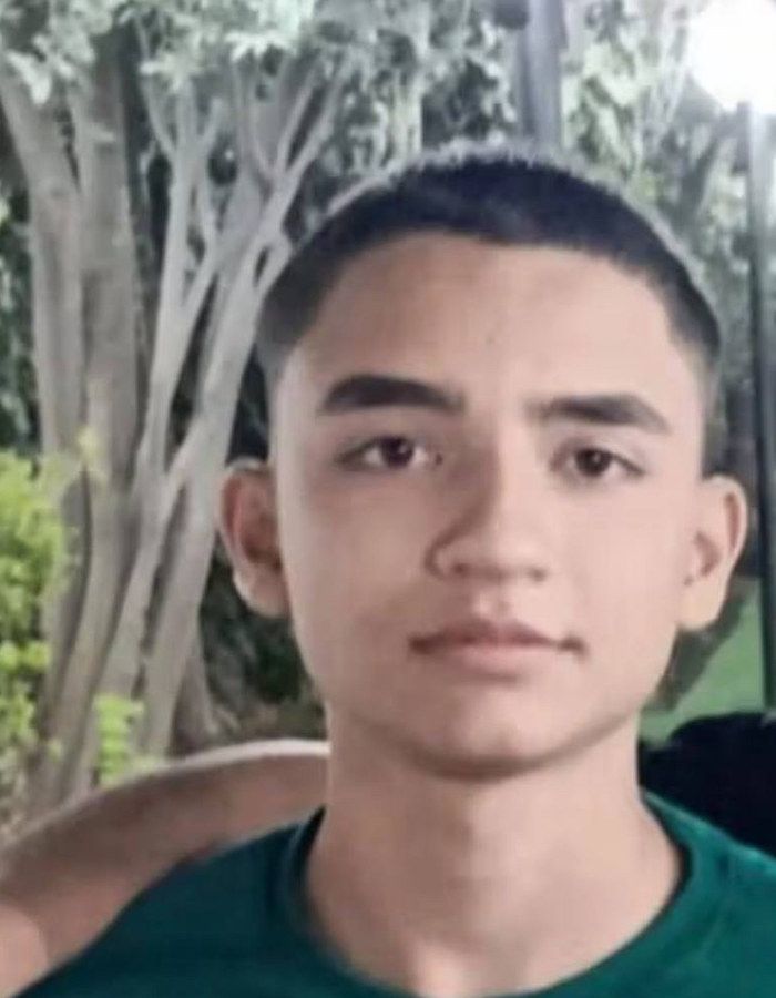 Portrait of Pouya Jafari, aged 14, from Fars, killed on January 8, 2026.